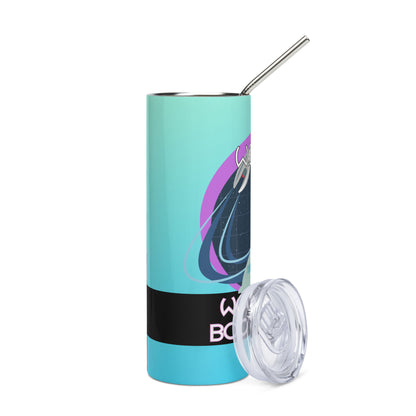 W.I.B.W. Women In Booth Wear: Reusable Stainless Steel Water Tumbler w/Straw