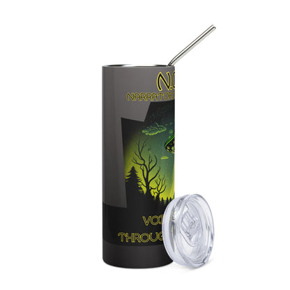 N.O.T.U. Narrators of the Universe: Reusable Stainless Steel Water Tumbler w/Straw