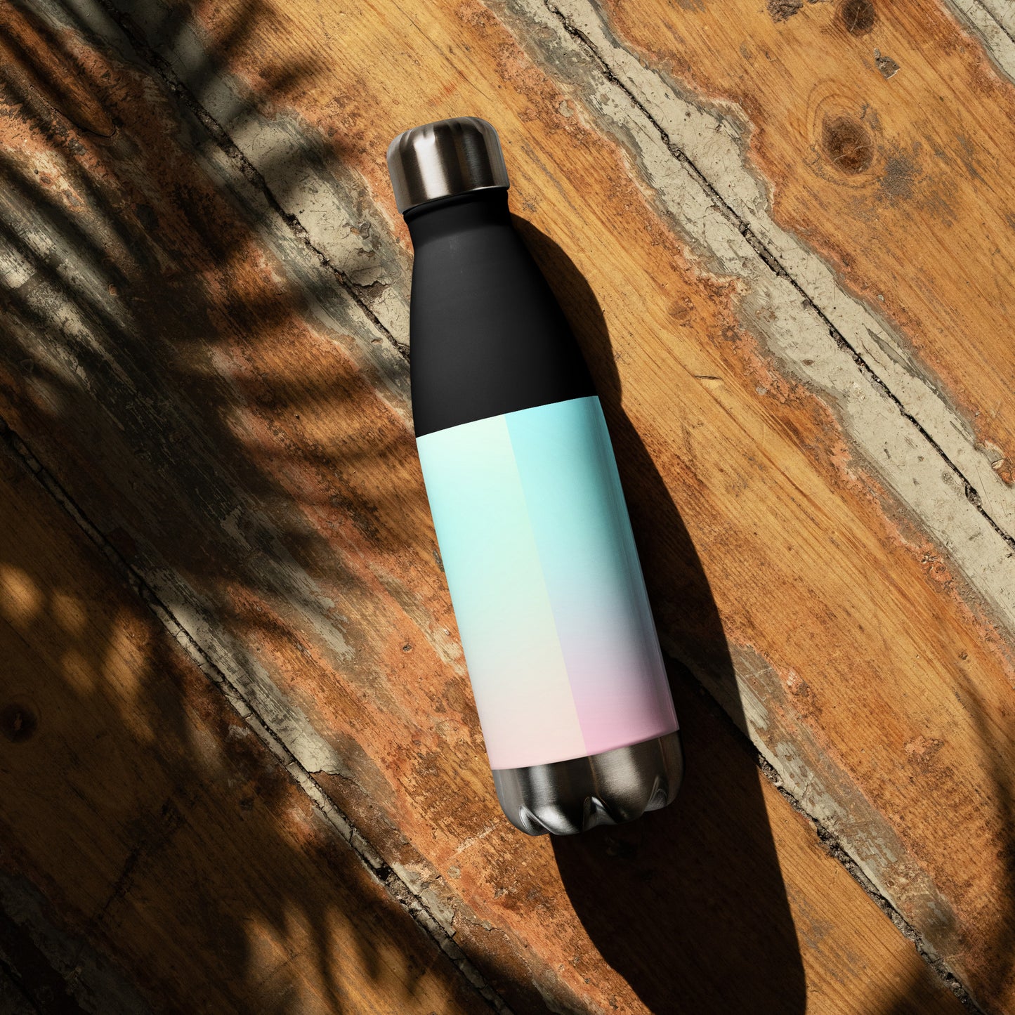 Surfin' The Soundwaves Voice Over: Reusable Stainless Steel Water Bottle