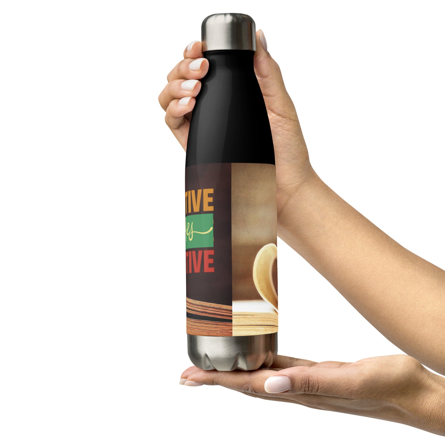 Audiobook Narration: Positive Vibes: Reusable Stainless Steel Water Bottle