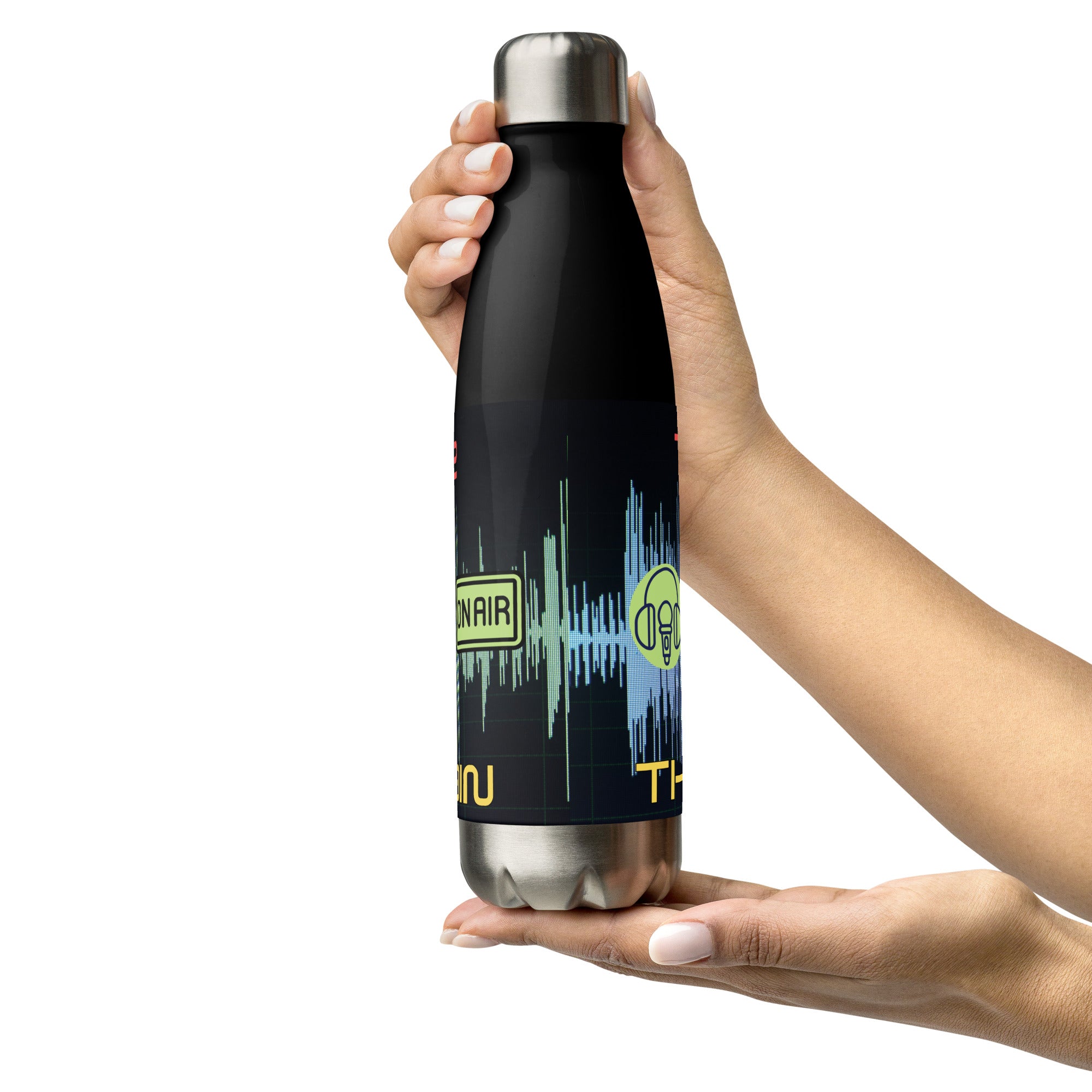 Voice Behind the Curtain: Reusable Stainless Steel Water Bottle