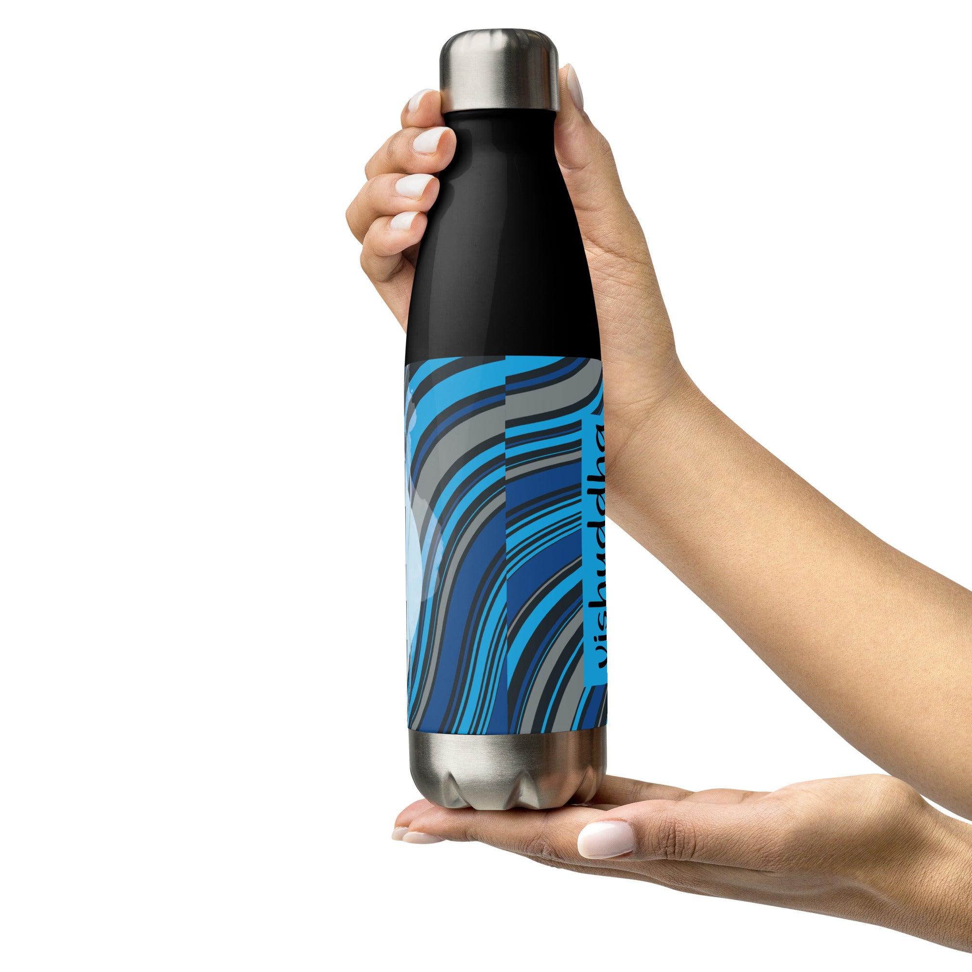 5th Chakra Throat Voice: Reusable Stainless Steel Water Bottle