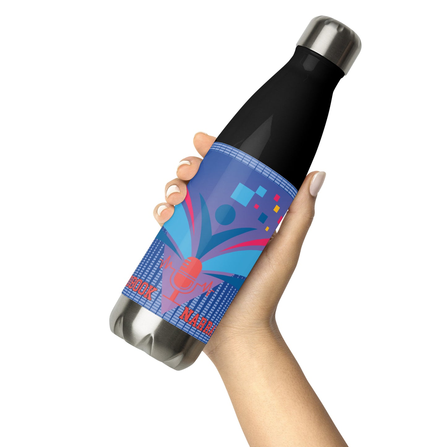 Audiobook Narrator: Reusable Stainless Steel Water Bottle