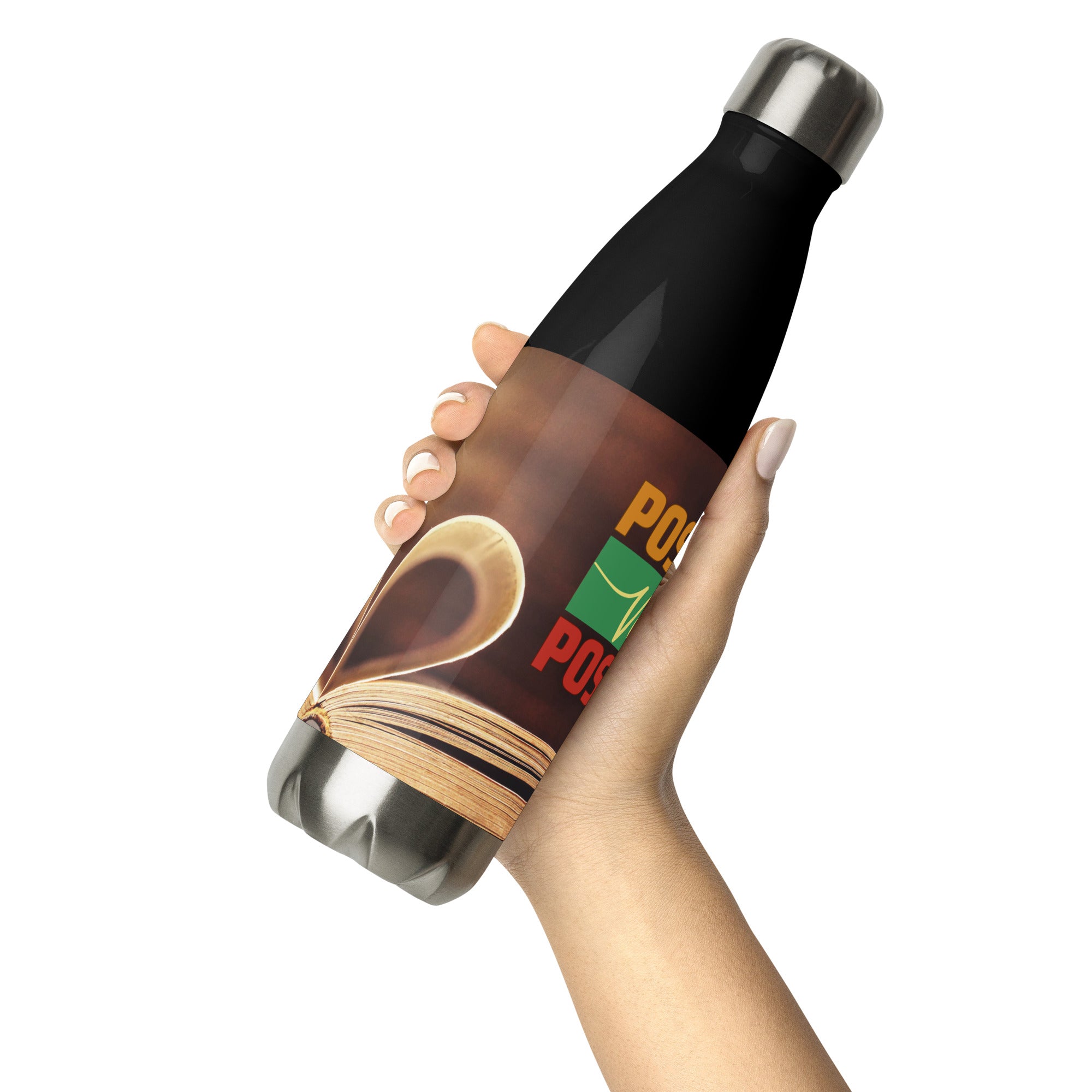 Audiobook Narration: Positive Vibes: Reusable Stainless Steel Water Bottle