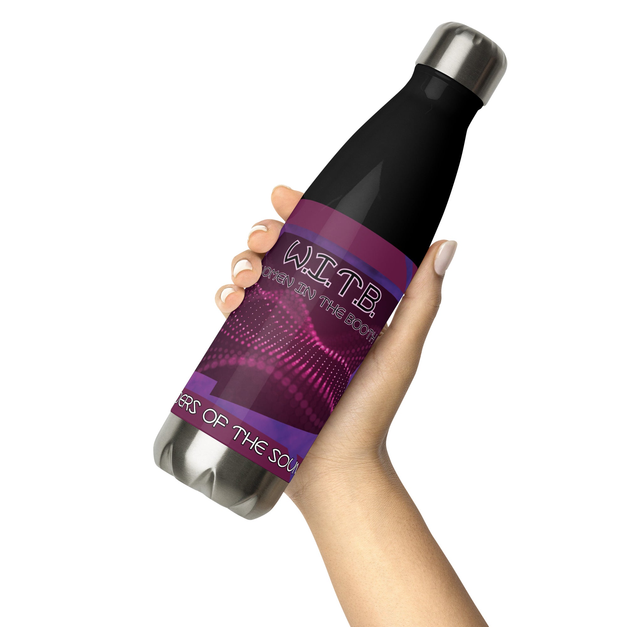 W.I.T.B. Women In The Booth: Reusable Stainless Steel Water Bottle