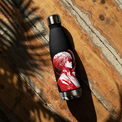 Anime Voice Over Red Moon: Reusable Stainless Steel Water Bottle