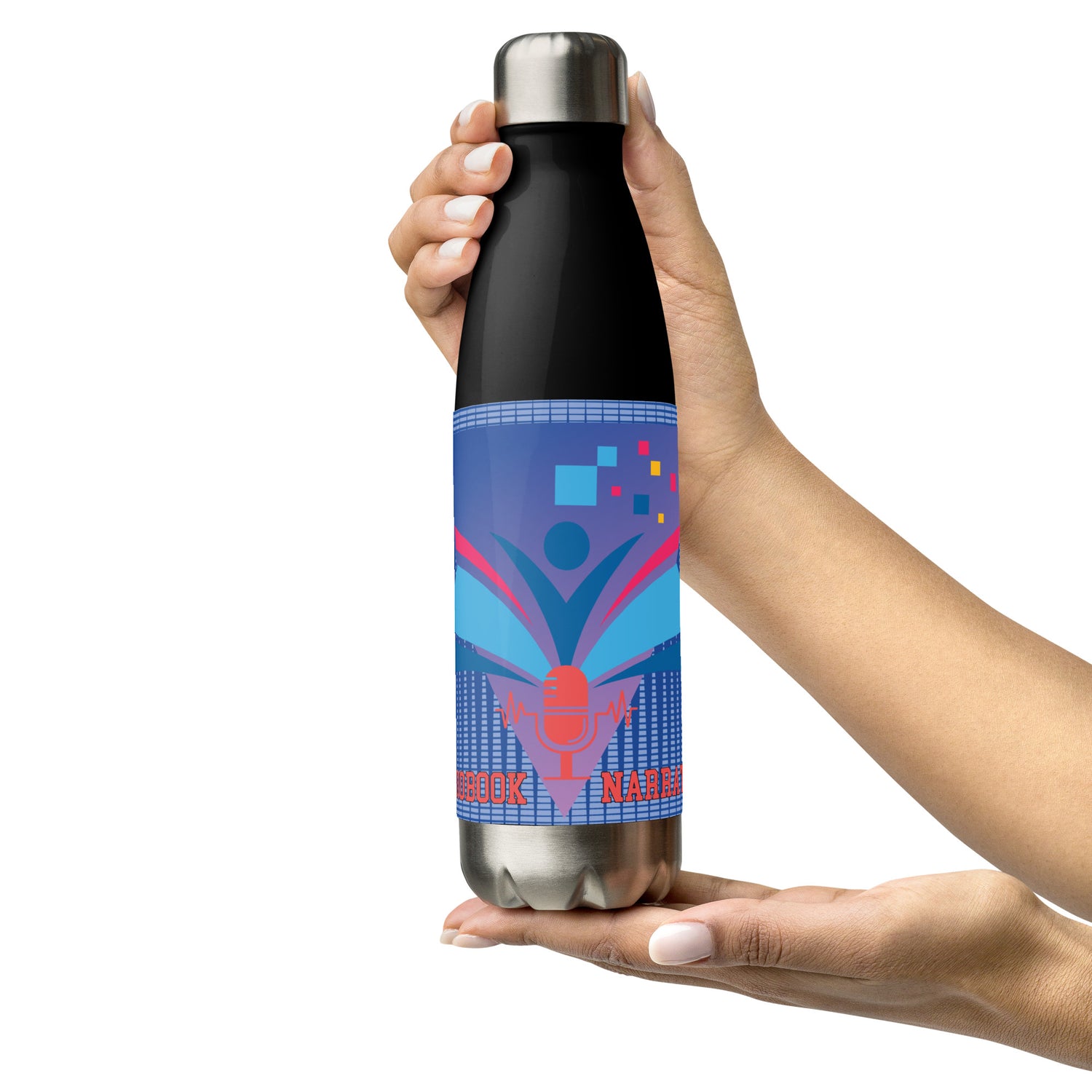 Audiobook Narrator: Reusable Stainless Steel Water Bottle