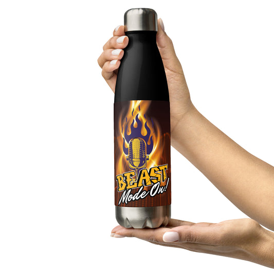 Voice-Over Actor: Your Beast Mode Is On: Reusable Stainless Steel Water Bottle