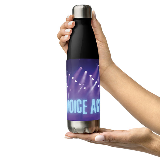 #Voice Actor: Reusable Stainless Steel Water Bottle