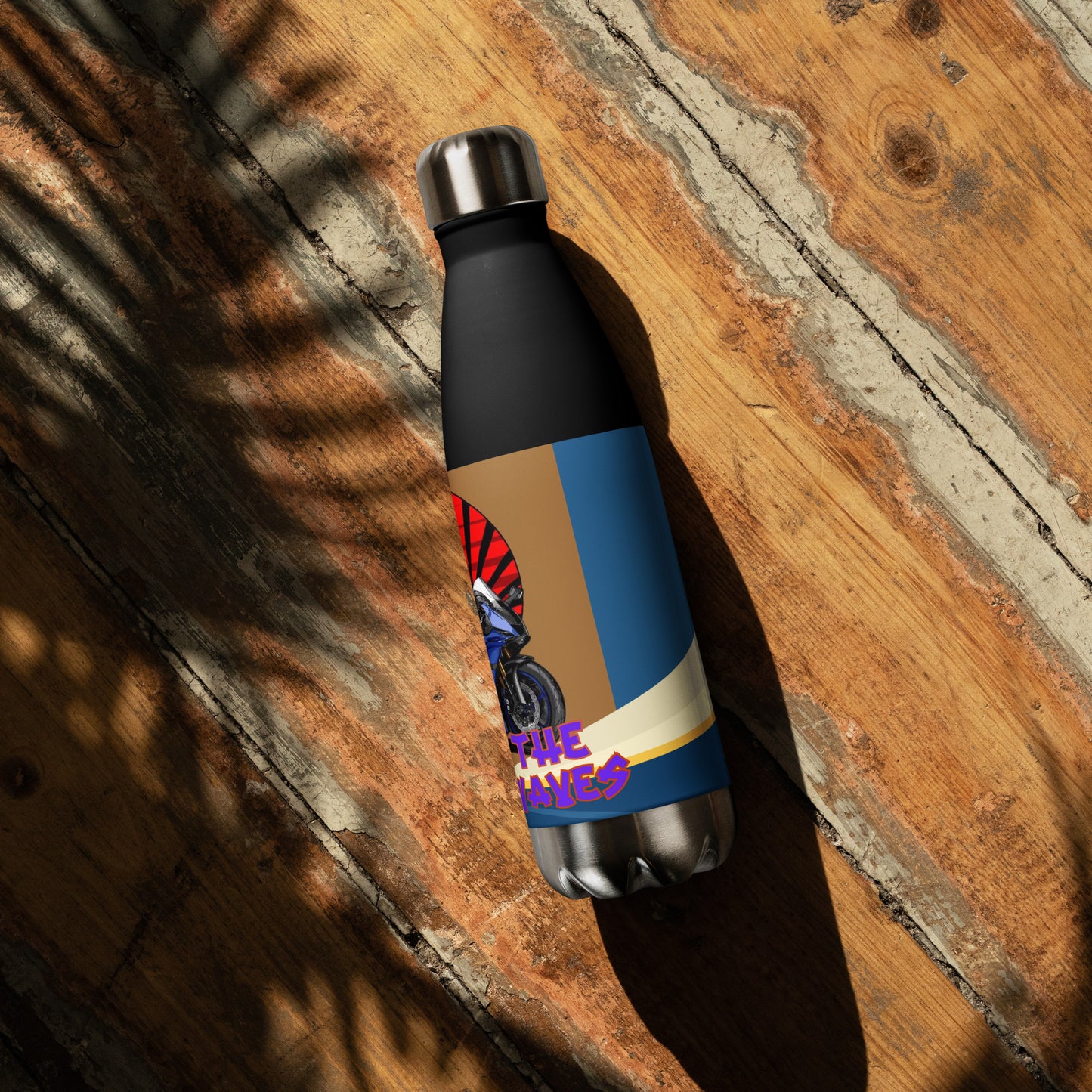 Anime Voice Over: Ridin' The Soundwaves: Reusable Stainless Steel Water Bottle