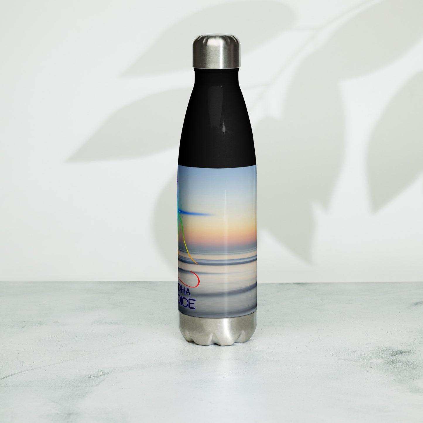 5th Throat "Voice" Chakra: Stainless Steel Water Bottle