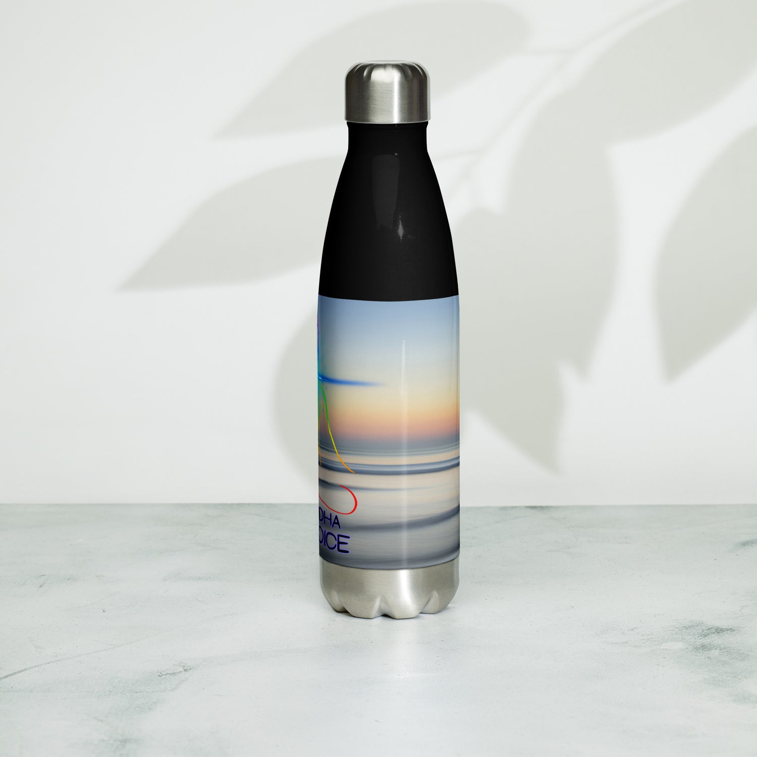 5th Throat &quot;Voice&quot; Chakra: Stainless Steel Water Bottle