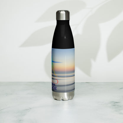 5th Throat &quot;Voice&quot; Chakra: Stainless Steel Water Bottle