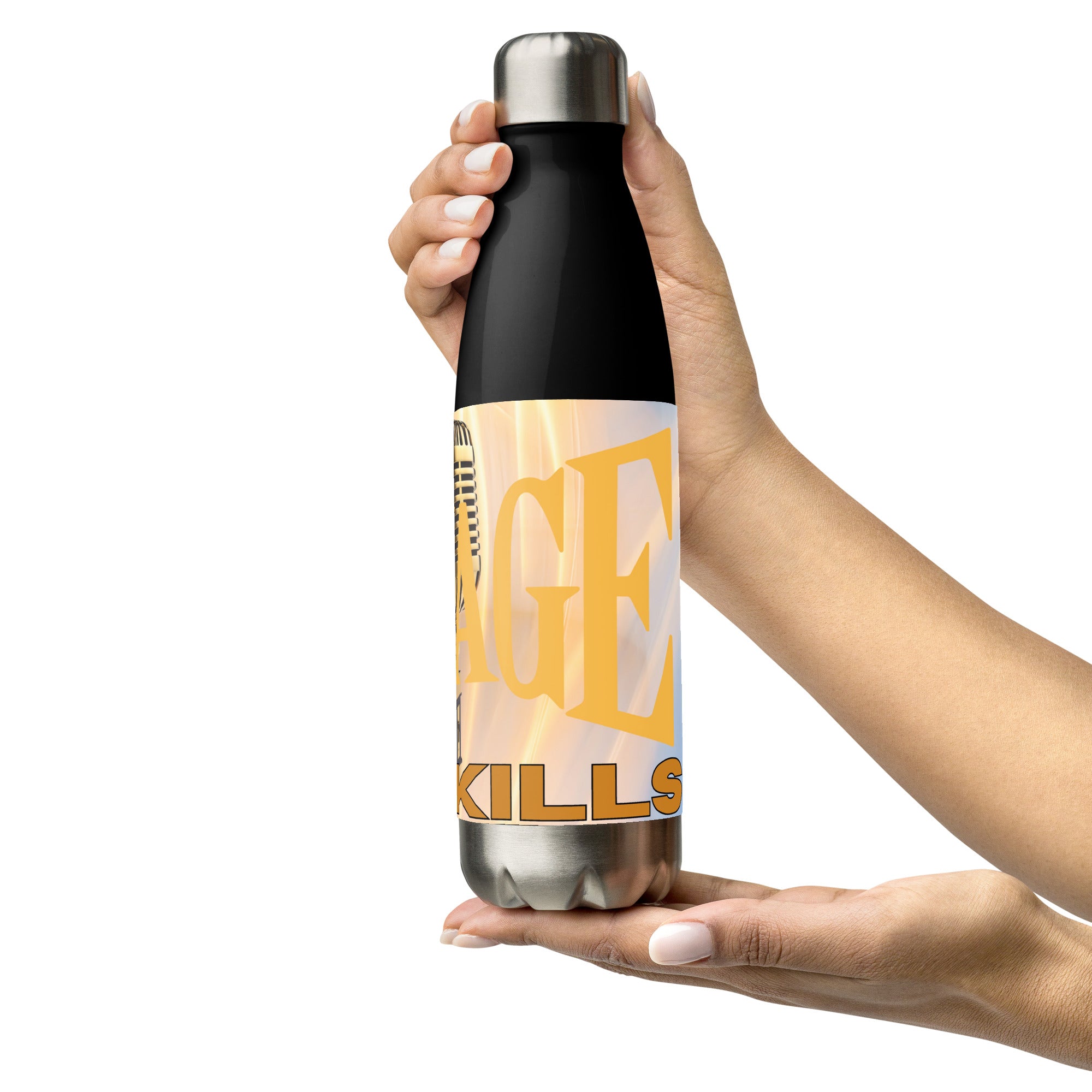 Savage Mic Skills: Reusable Stainless Steel Water Bottle