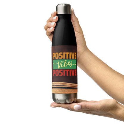 Audiobook Narration: Positive Vibes: Reusable Stainless Steel Water Bottle