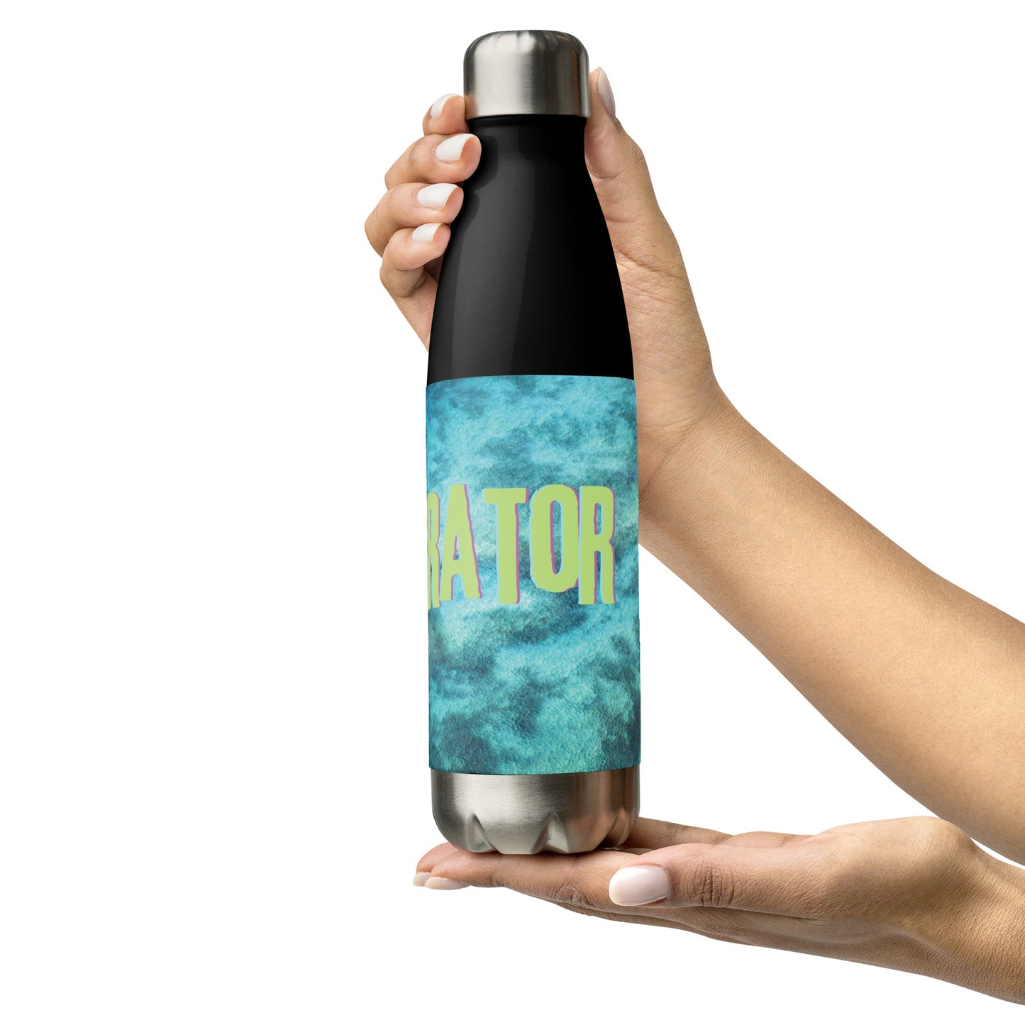 #Narrator: Reusable Stainless Steel Water Bottle