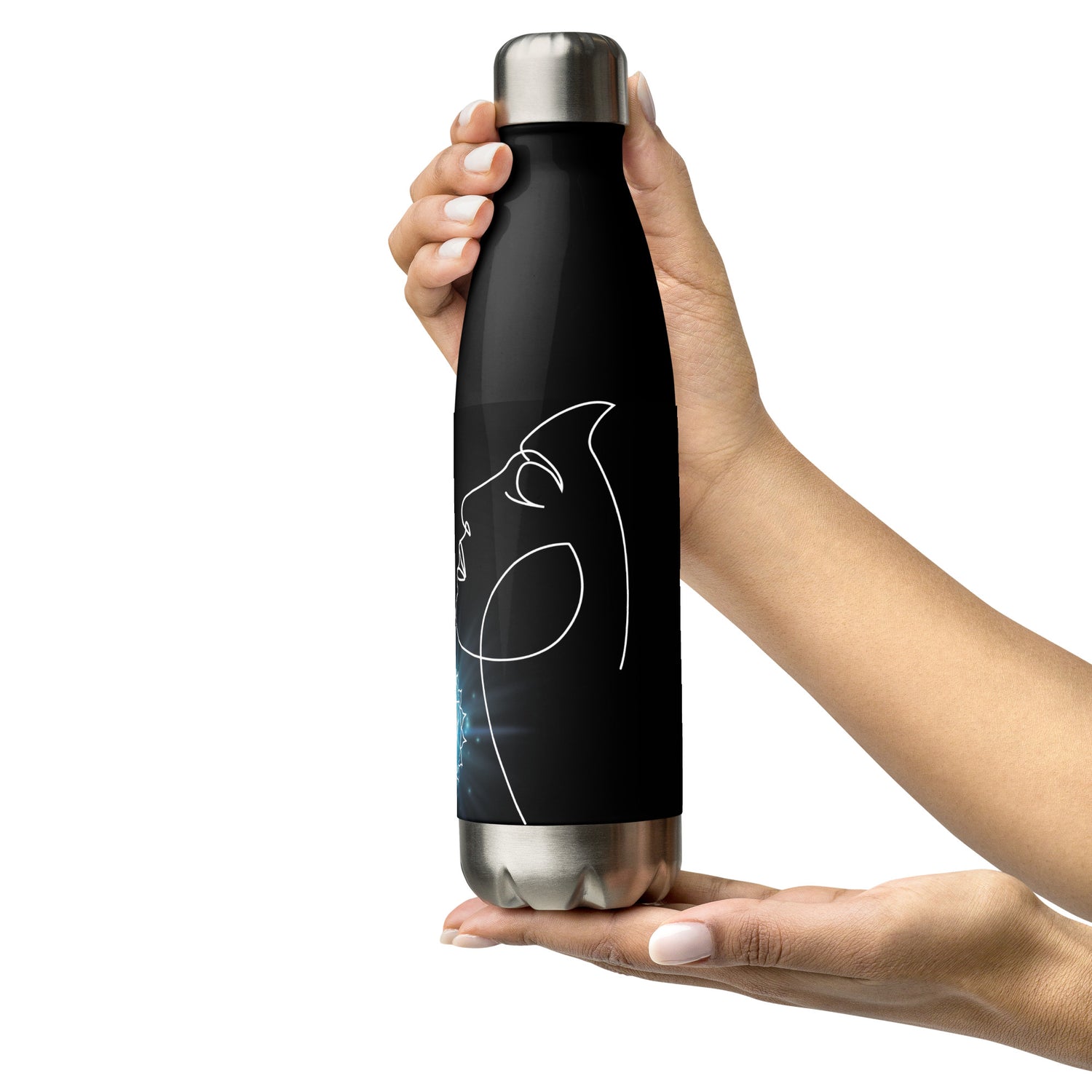 5th Throat Chakra: VOICE: Reusable Stainless Steel Water Bottle