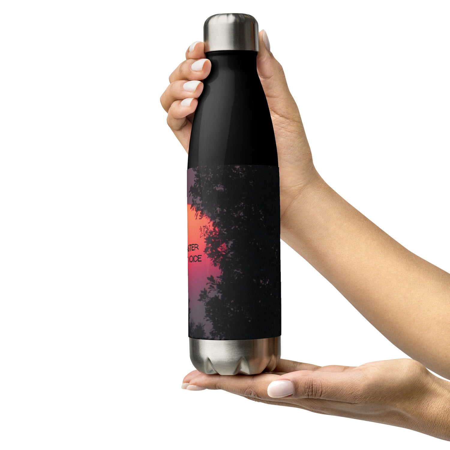 Master Of Voice: Red Moon: Reusable Stainless Steel Water Bottle