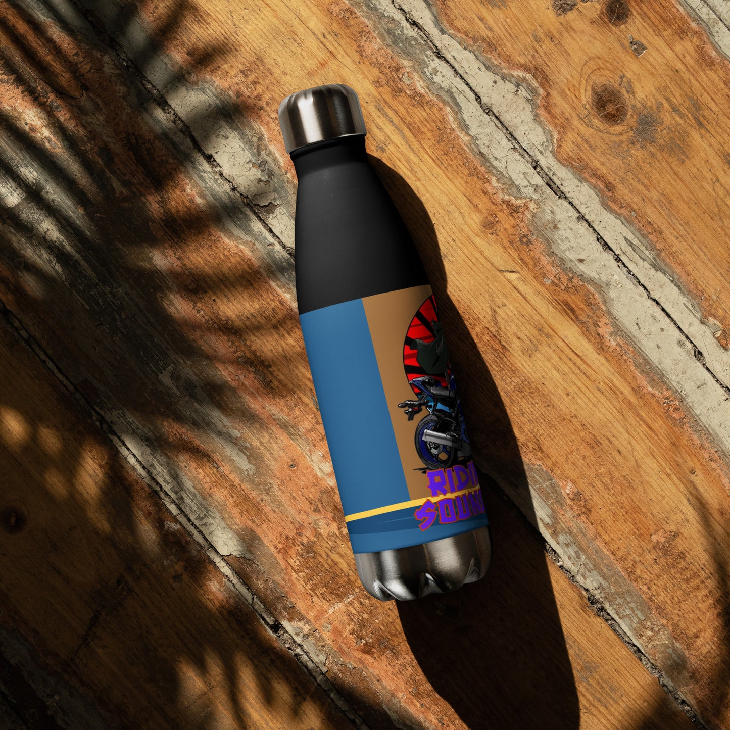 Anime Voice Over: Ridin' The Soundwaves: Reusable Stainless Steel Water Bottle