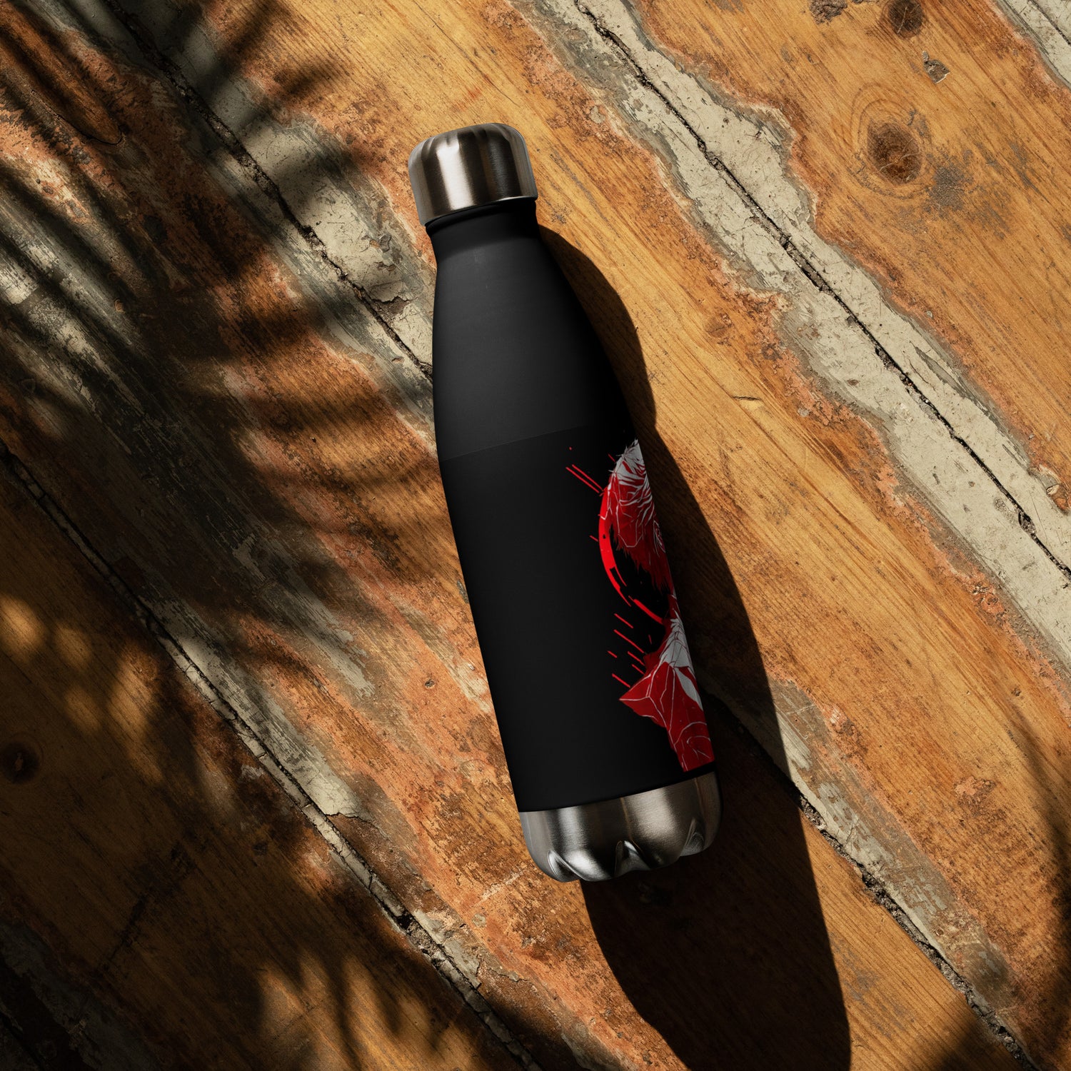 Anime Voice Over Red Moon: Reusable Stainless Steel Water Bottle