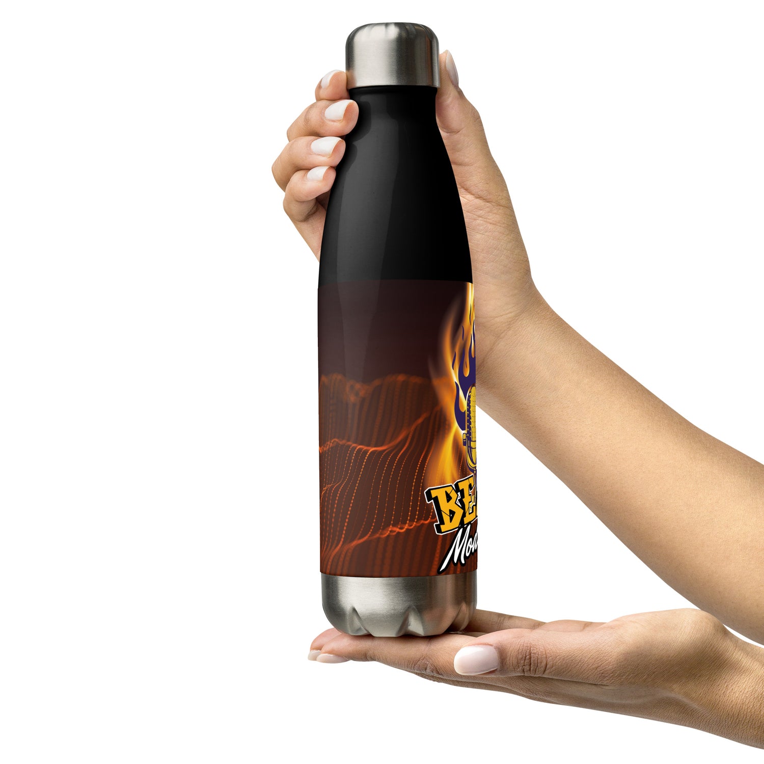 Voice-Over Actor: Your Beast Mode Is On: Reusable Stainless Steel Water Bottle