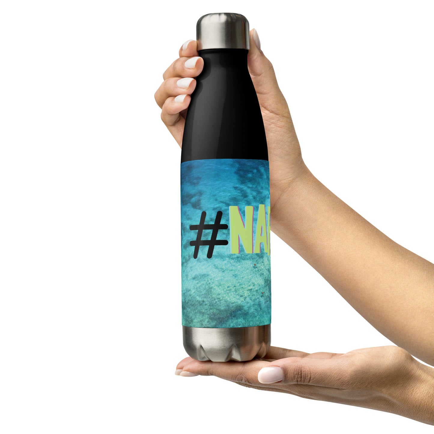 #Narrator: Reusable Stainless Steel Water Bottle