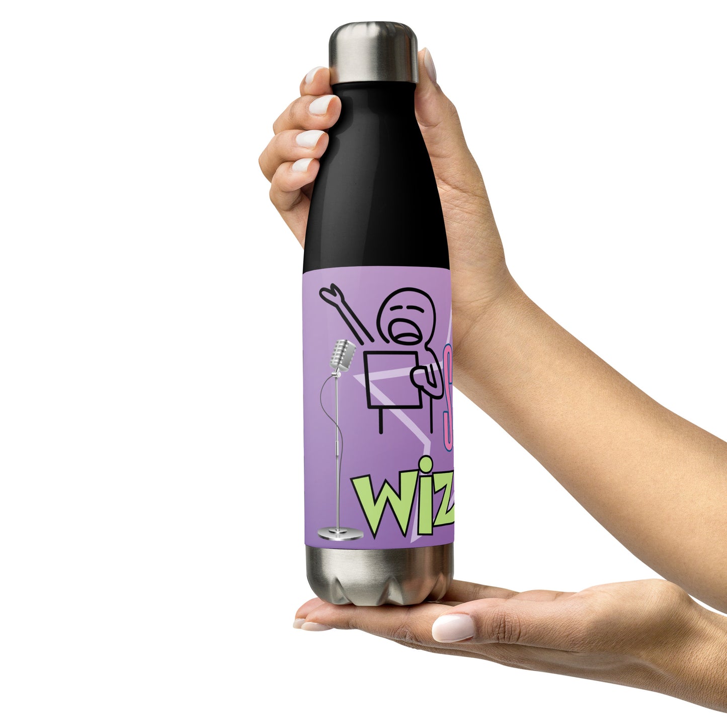 Script Wizard: You Are The Star: Reusable Stainless Steel Water Bottle