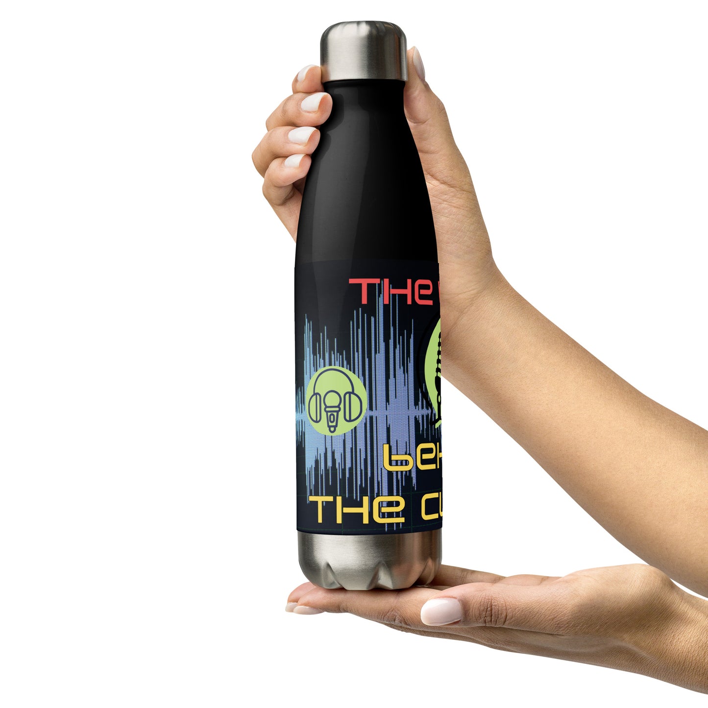 Voice Behind the Curtain: Reusable Stainless Steel Water Bottle