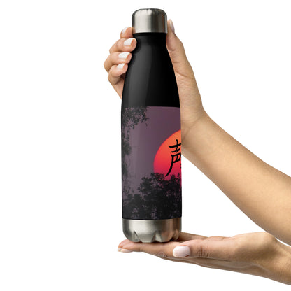 Master Of Voice: Red Moon: Reusable Stainless Steel Water Bottle