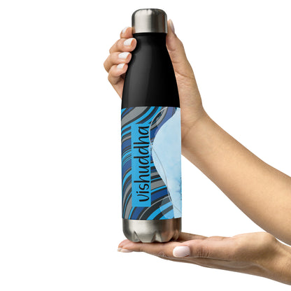 5th Chakra Throat Voice: Reusable Stainless Steel Water Bottle