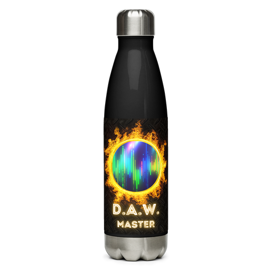 D.A.W. Master On Fire: Reusable Stainless Steel Water Bottle