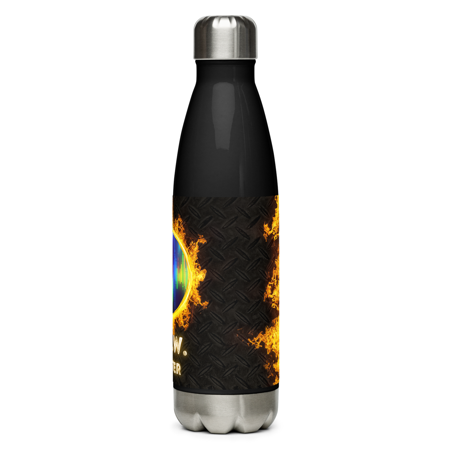 D.A.W. Master On Fire: Reusable Stainless Steel Water Bottle