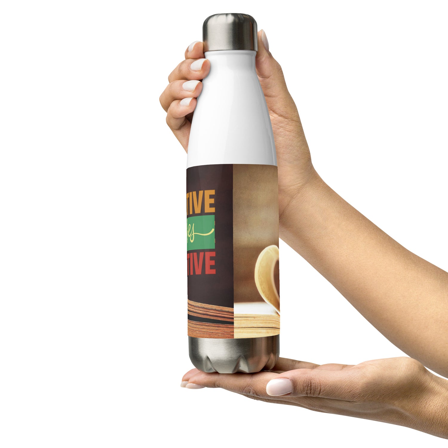 Audiobook Narration: Positive Vibes: Reusable Stainless Steel Water Bottle