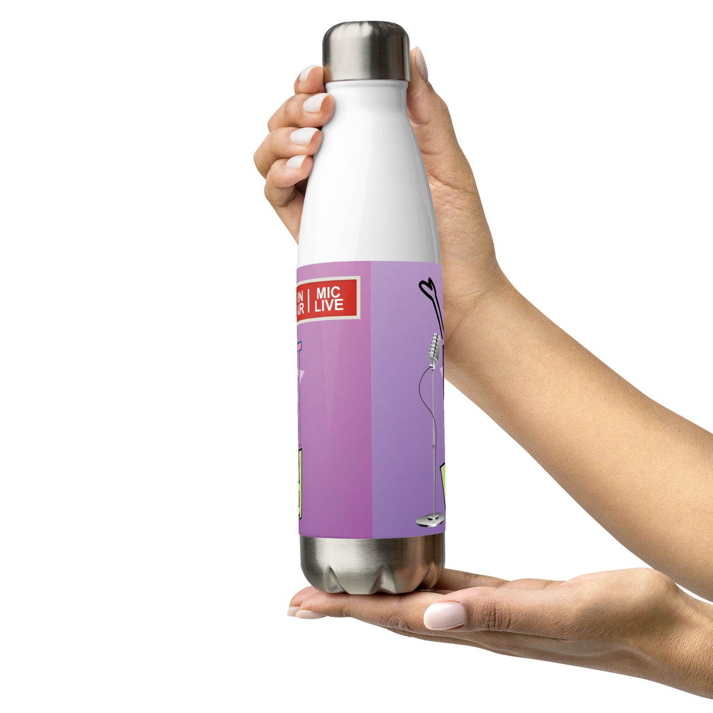 Script Wizard: You Are The Star: Reusable Stainless Steel Water Bottle