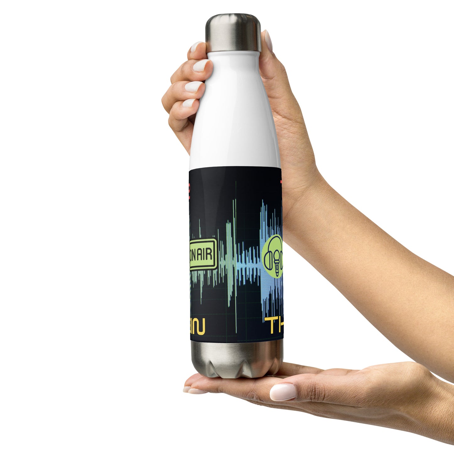 Voice Behind the Curtain: Reusable Stainless Steel Water Bottle