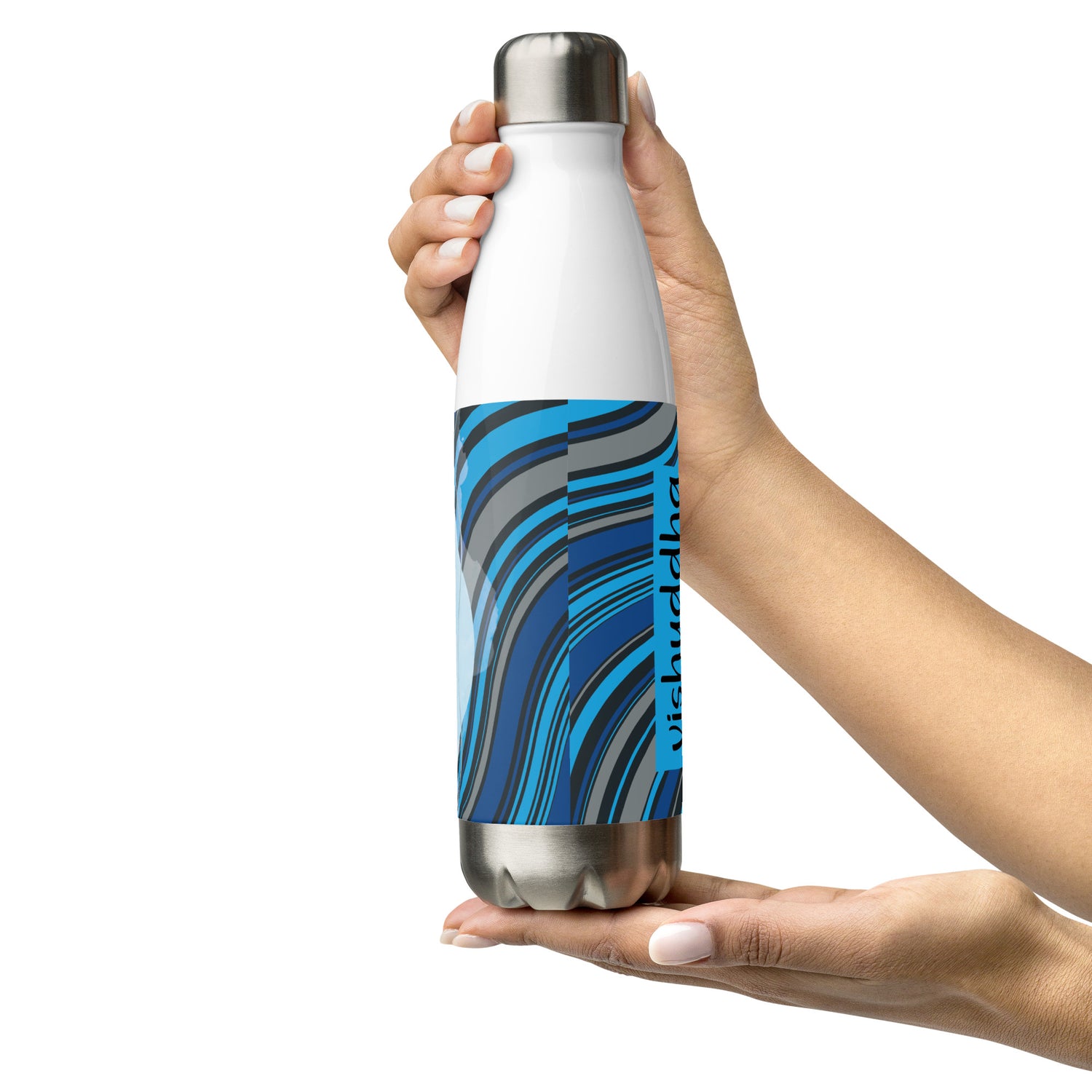 5th Chakra Throat Voice: Reusable Stainless Steel Water Bottle