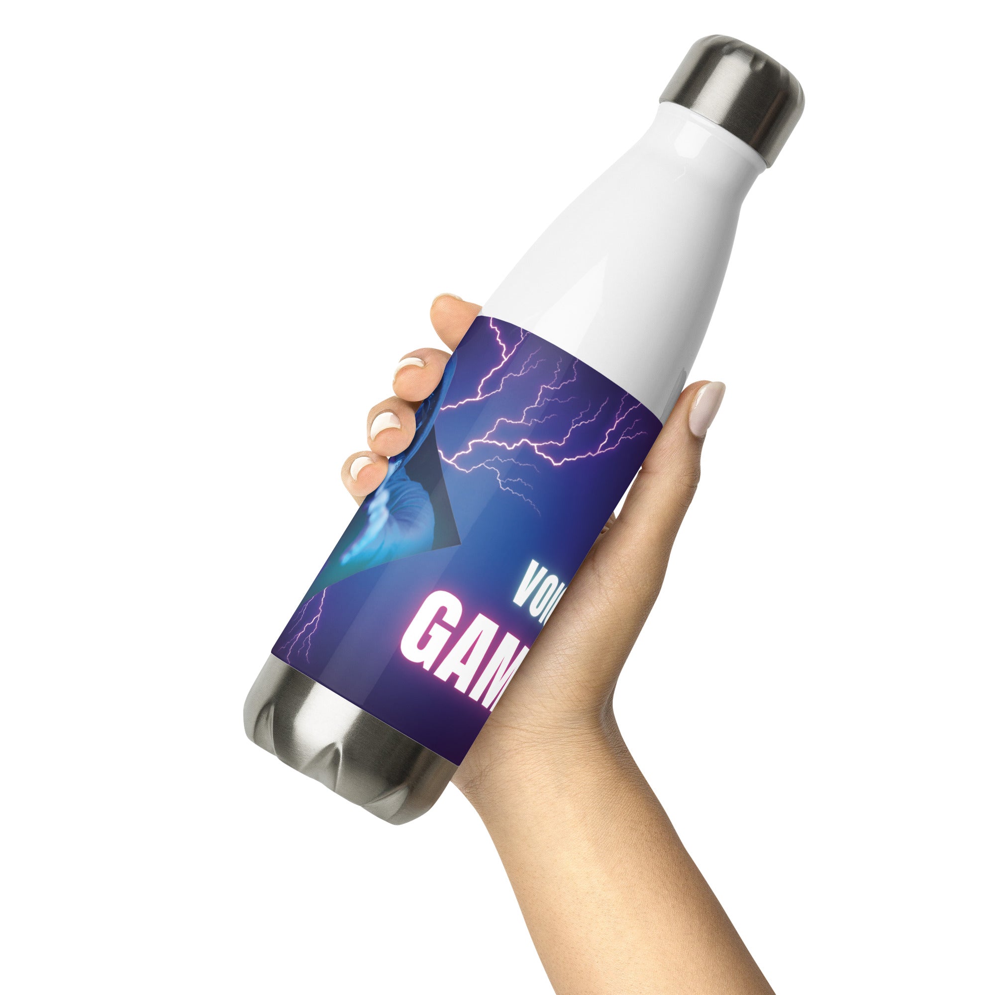 Gaming Voice Over: Reusable Stainless Steel Water Bottle