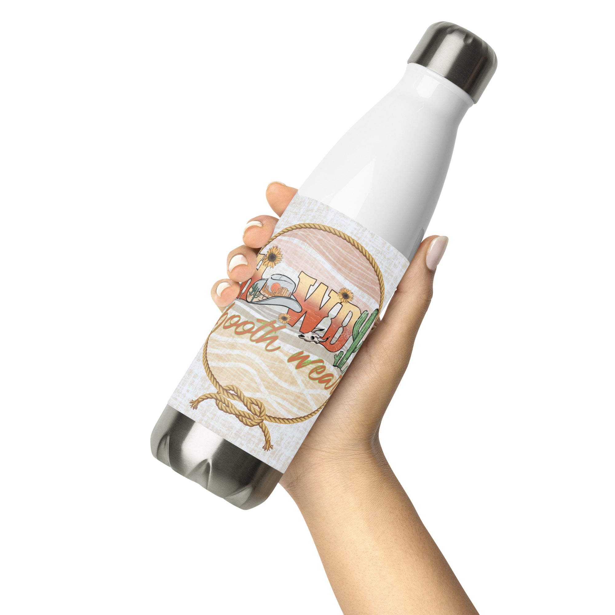 Howdy Booth Wear: South Western Style: Reusable Stainless Steel Water Bottle