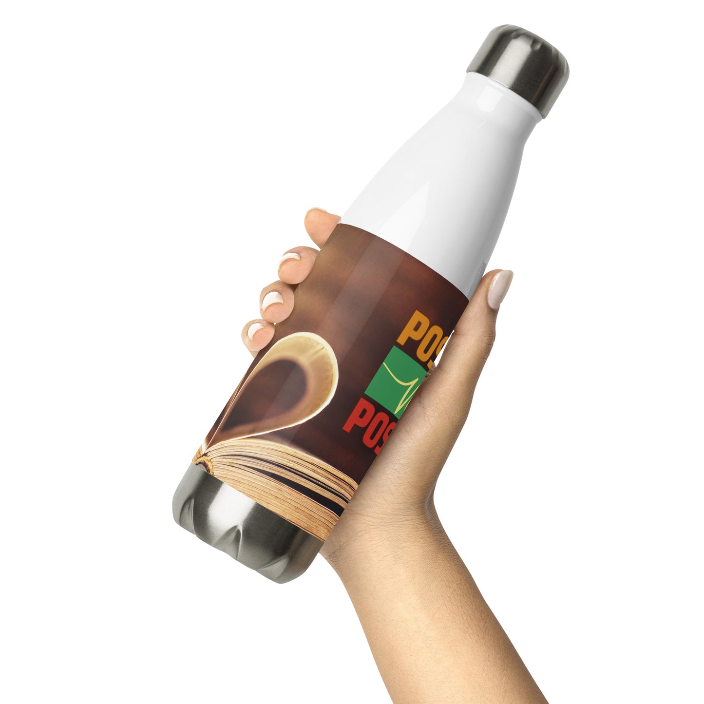 Audiobook Narration: Positive Vibes: Reusable Stainless Steel Water Bottle