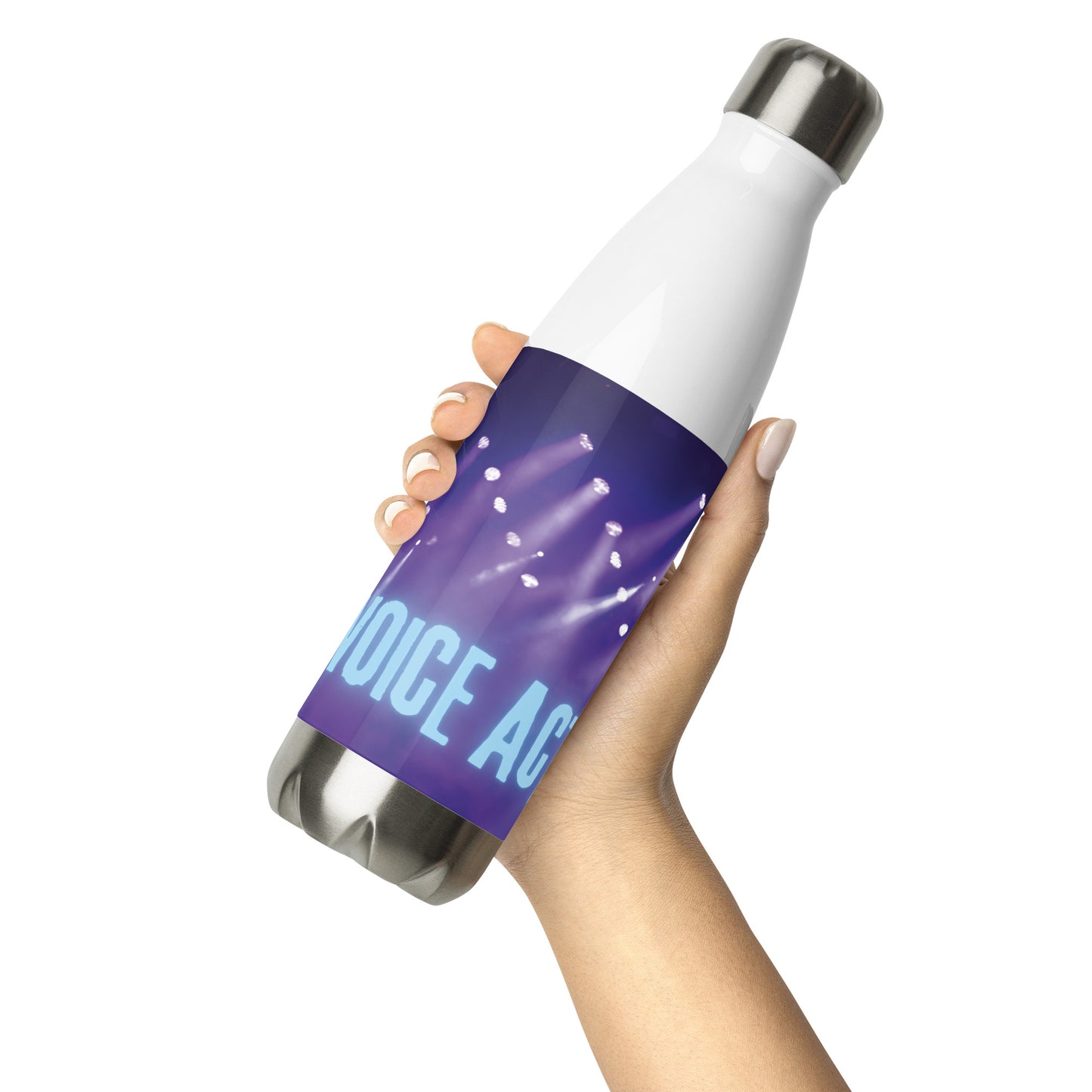 #Voice Actor: Reusable Stainless Steel Water Bottle