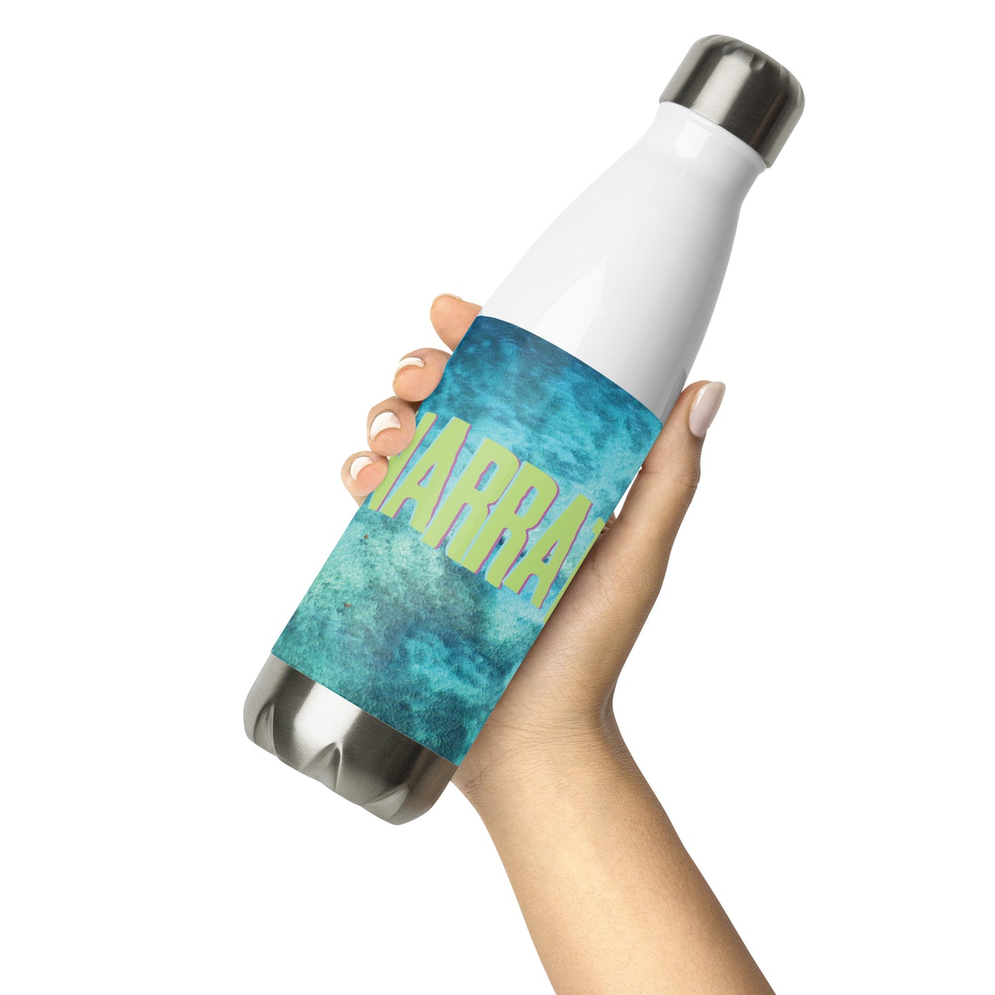 #Narrator: Reusable Stainless Steel Water Bottle