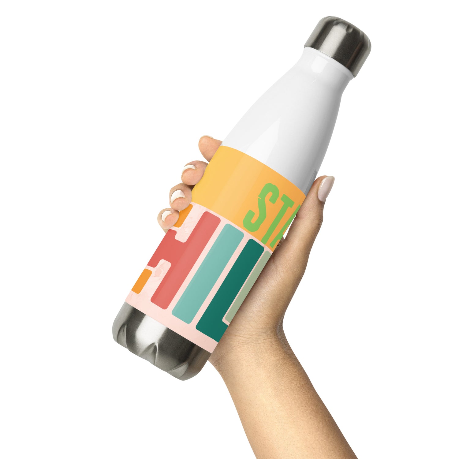 Stay Chill: Motivational Affirmation: Reusable Stainless Steel Water Bottle