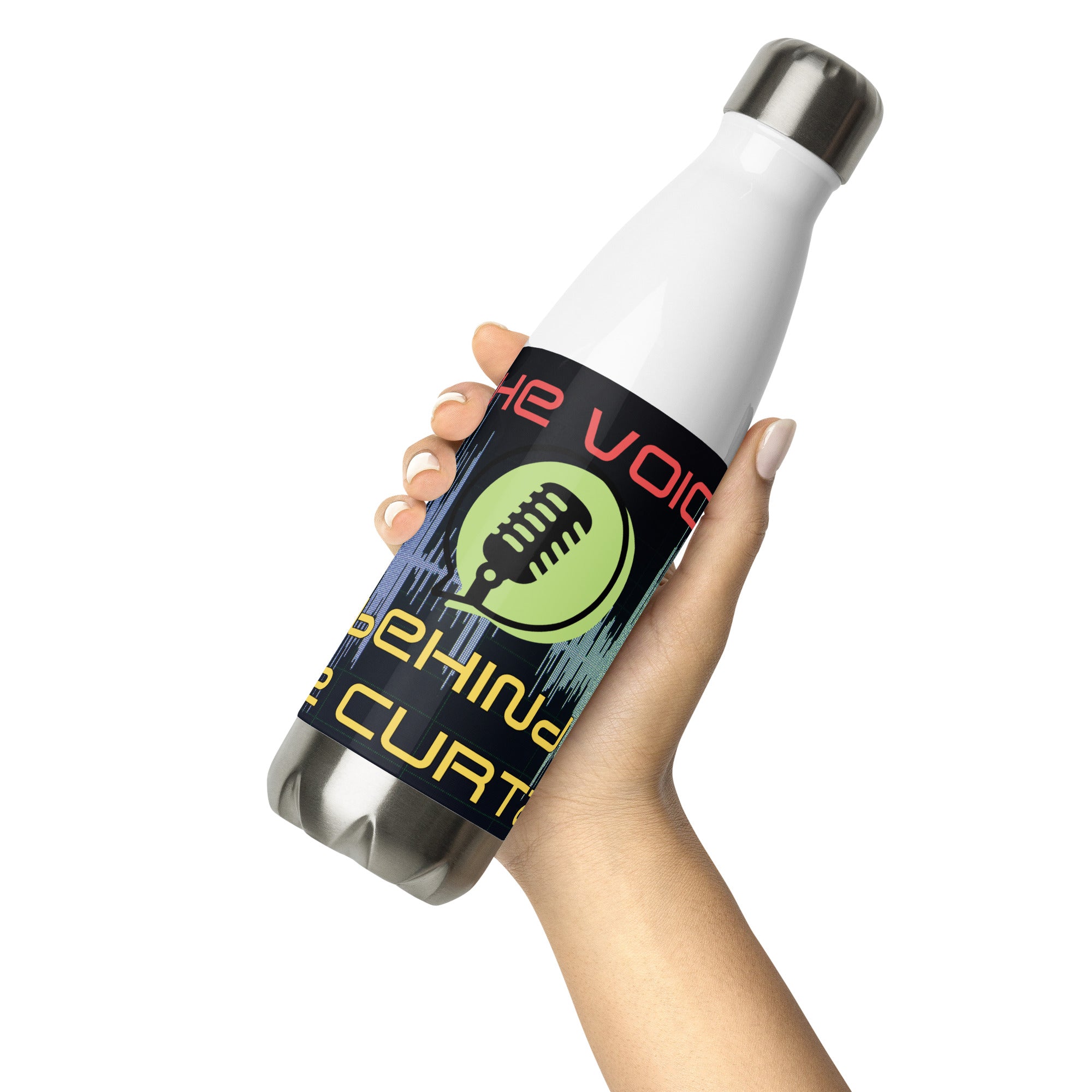 Voice Behind the Curtain: Reusable Stainless Steel Water Bottle