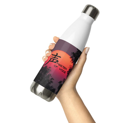 Master Of Voice: Red Moon: Reusable Stainless Steel Water Bottle