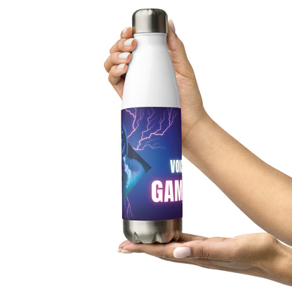 Gaming Voice Over: Reusable Stainless Steel Water Bottle