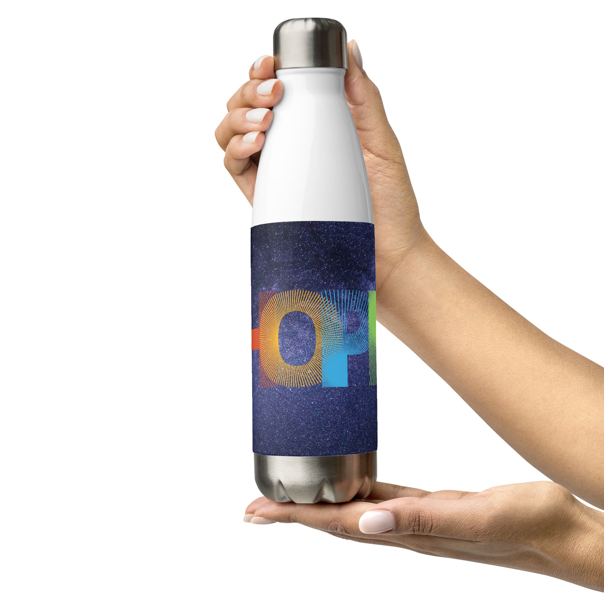 Motivational Affirmation: HOPE: Reusable Stainless Steel Water Bottle