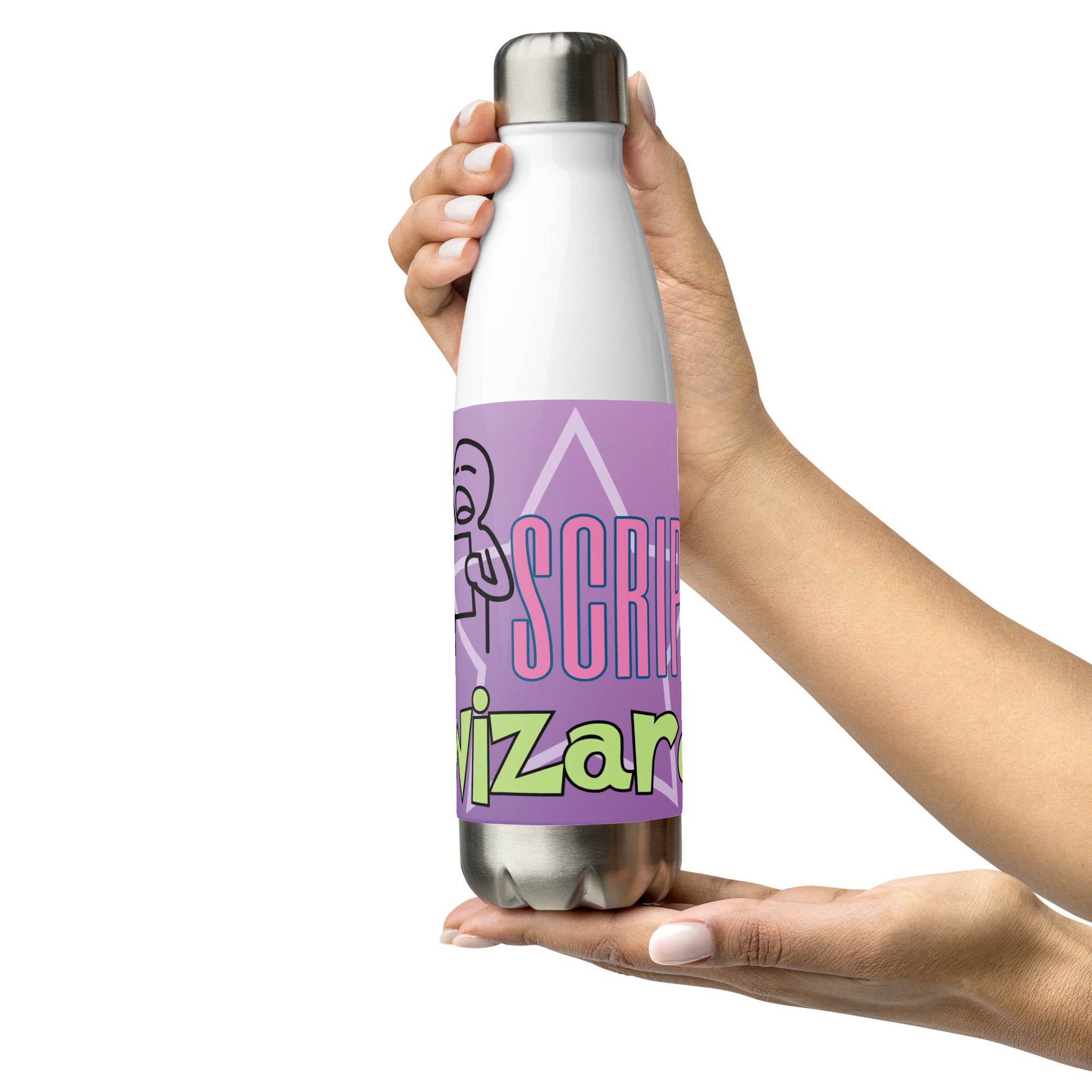 Script Wizard: You Are The Star: Reusable Stainless Steel Water Bottle