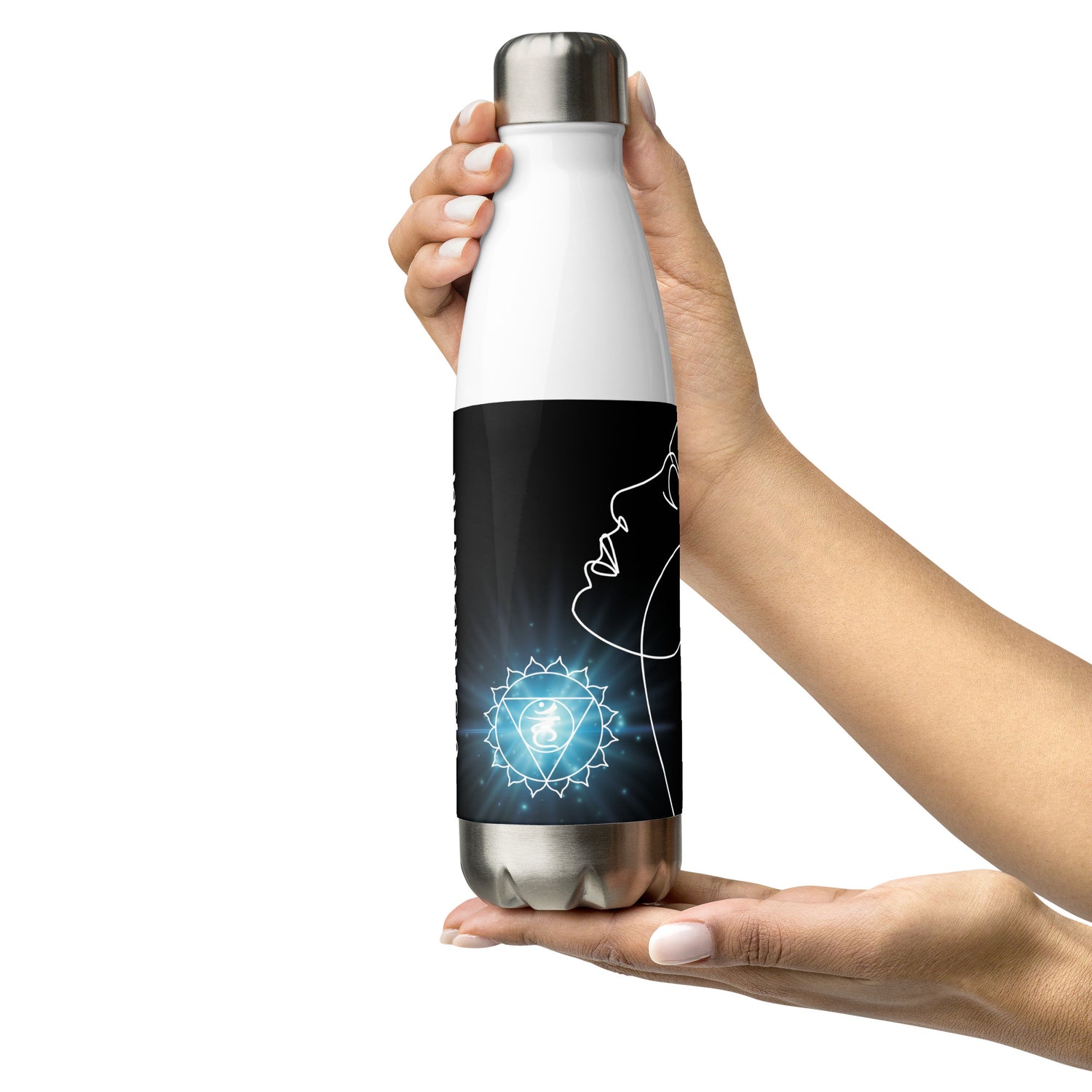 5th Throat Chakra: VOICE: Reusable Stainless Steel Water Bottle