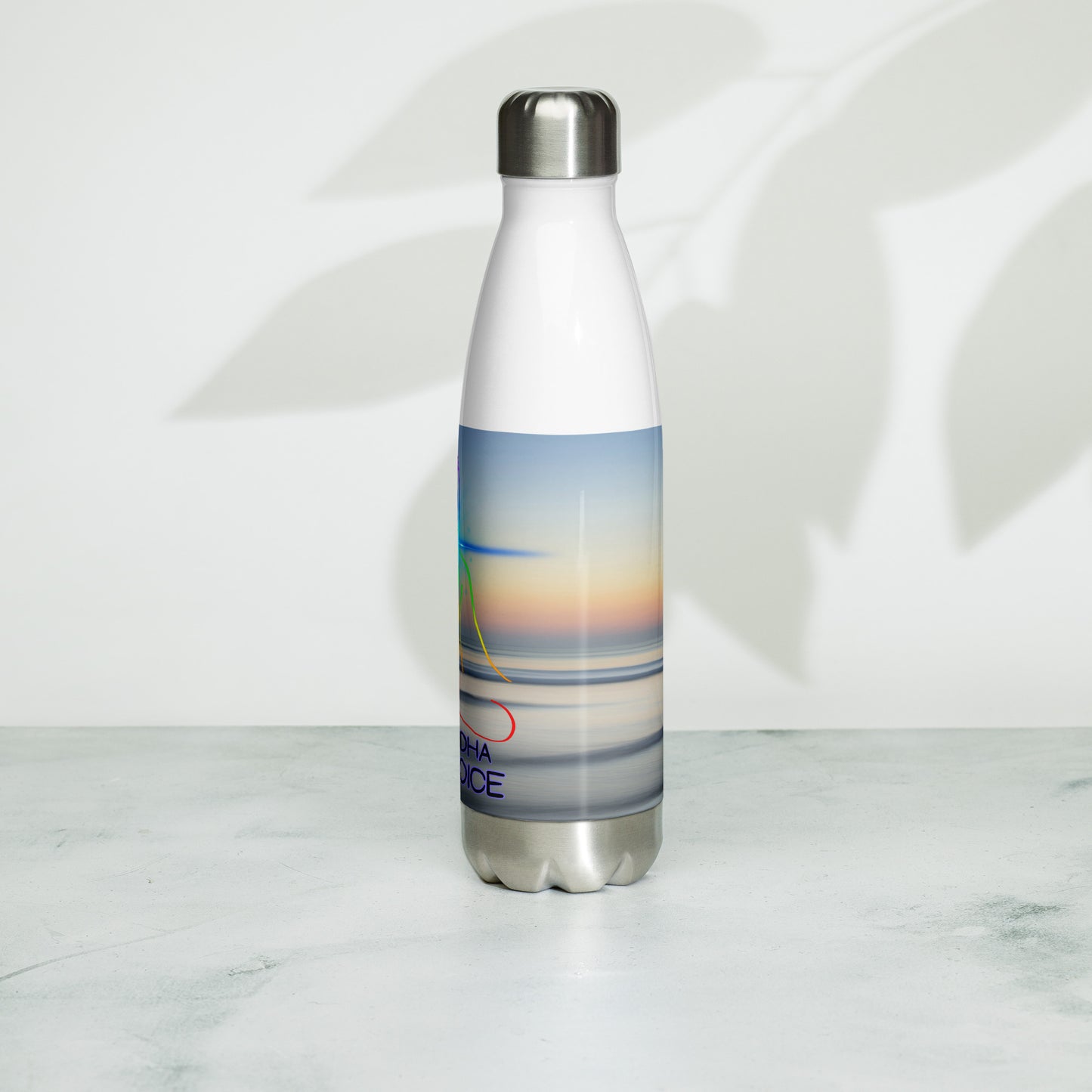 5th Throat "Voice" Chakra: Stainless Steel Water Bottle