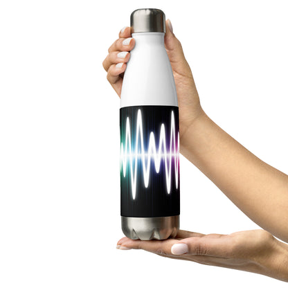 Voice Over Soundwaves: Reusable Stainless Steel Water Bottle